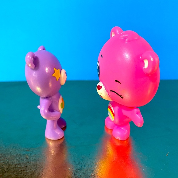 CARE BEARS BUNDLE SURPRISE CARE BEARS CUB 2.25” & 2017 HARMONY CARE BEAR 1.75” - Picture 8 of 11